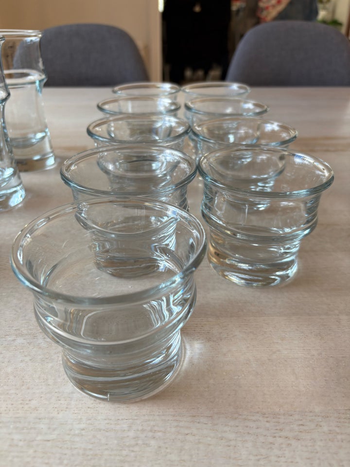 Glas, Ølglas, snapseglas og