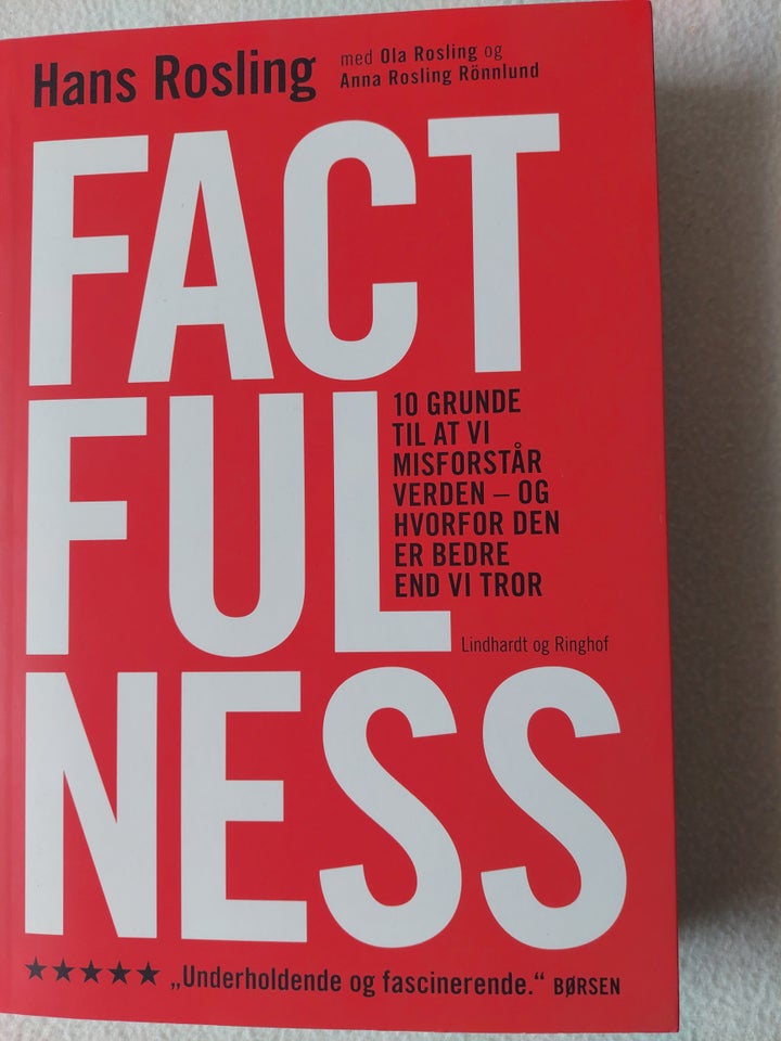 Factfulness Hans Rosling emne: