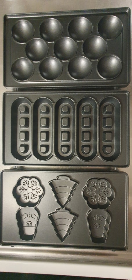 Vaffel/æbleskiver toaster