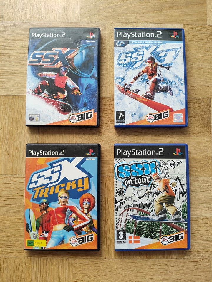 Diverse SSX spil PS2 sport