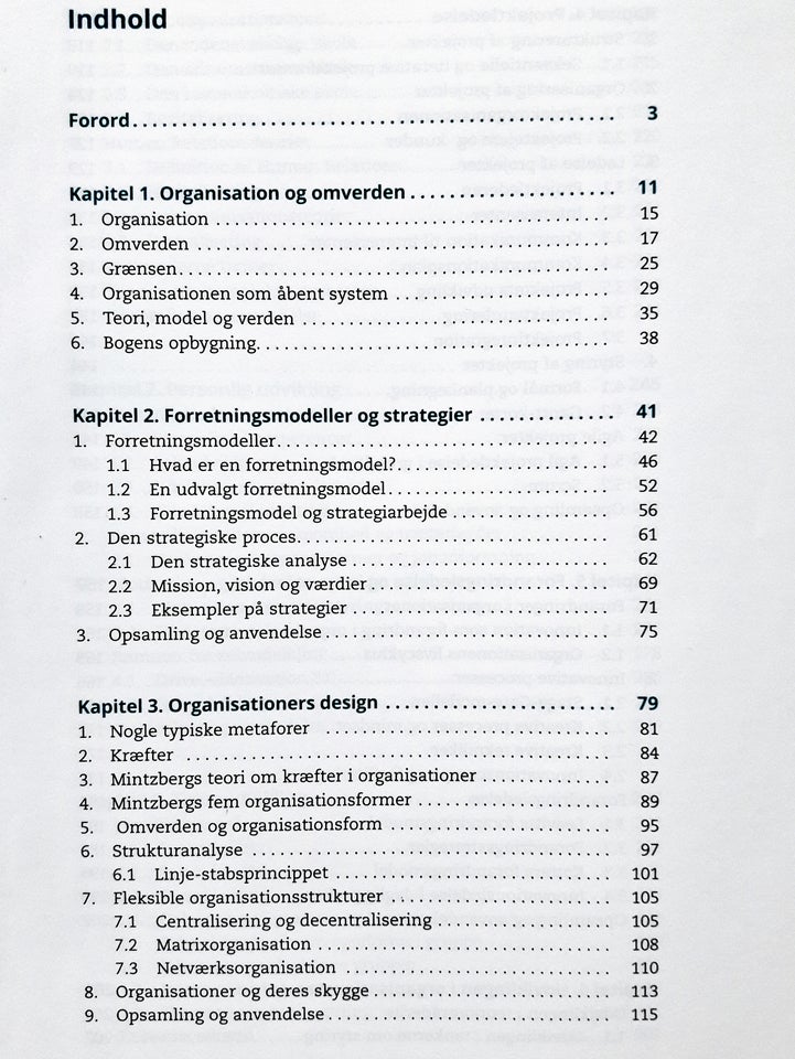 Organisation, Hans Jørgen