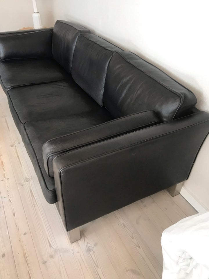 Sofa læder 3 pers