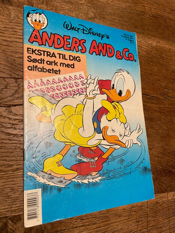 Anders And 1989 nr. 6, Walt Disney,