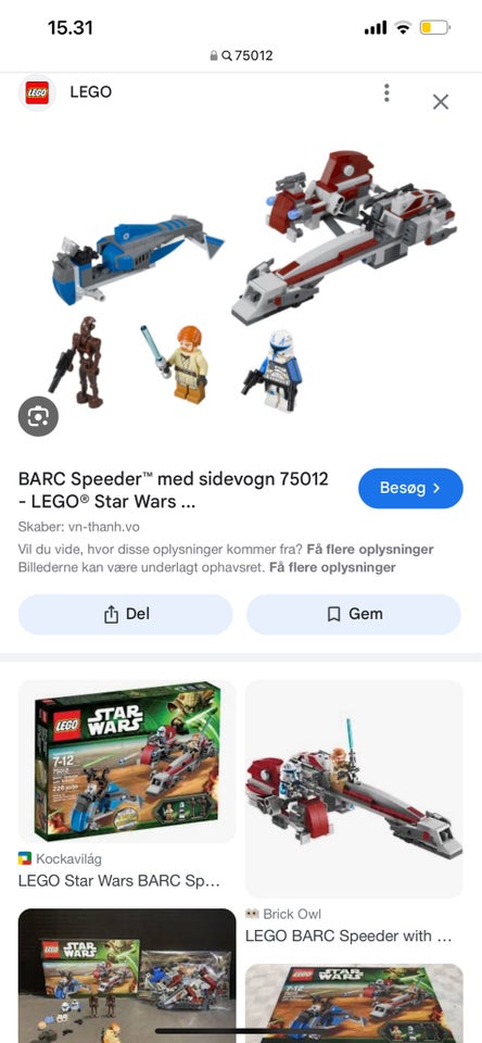 Lego Star Wars, 75012, 7913