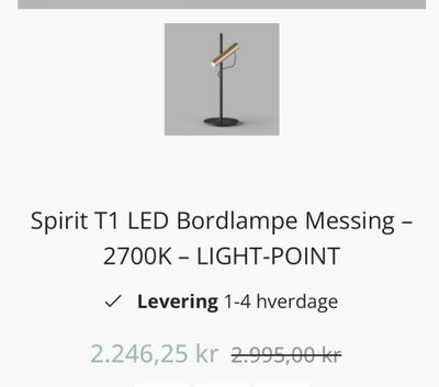 Anden bordlampe Light point