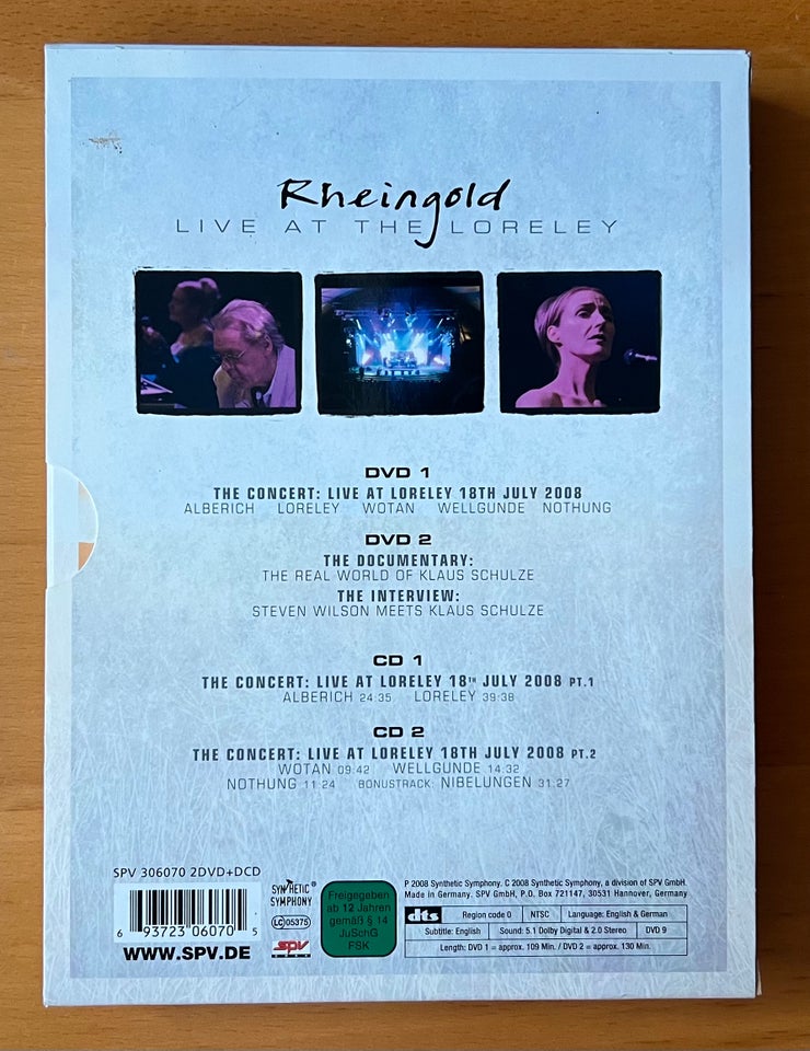 Klaus Schulze: Rheingold (2xDVD +