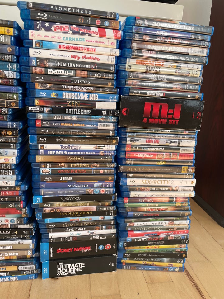 3 meter Blu-rays, 231 film,