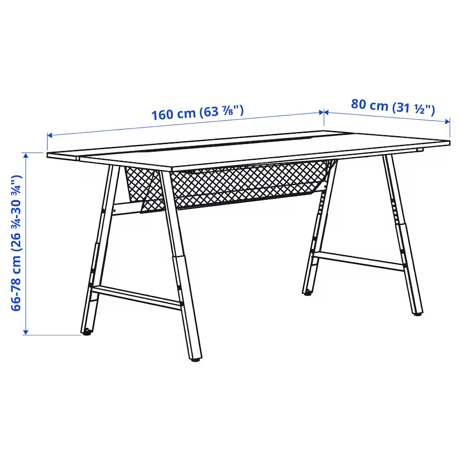 Skrive-/computerbord, Ikea