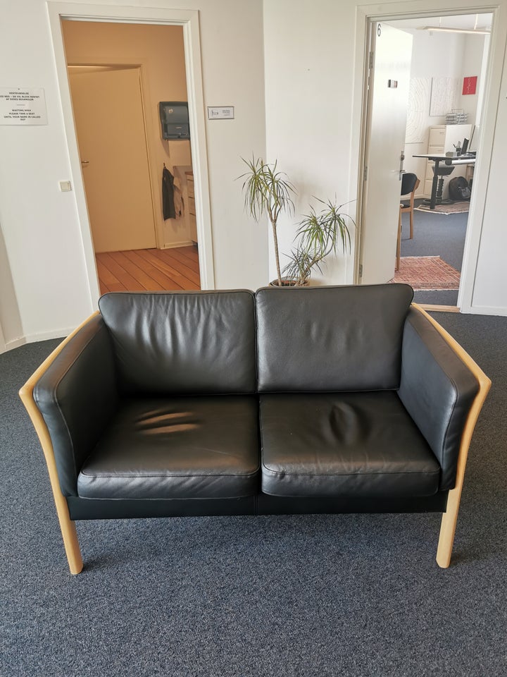 Sofa læder 2 pers