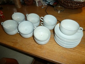 Porcelæn Kaffekopper Grethe