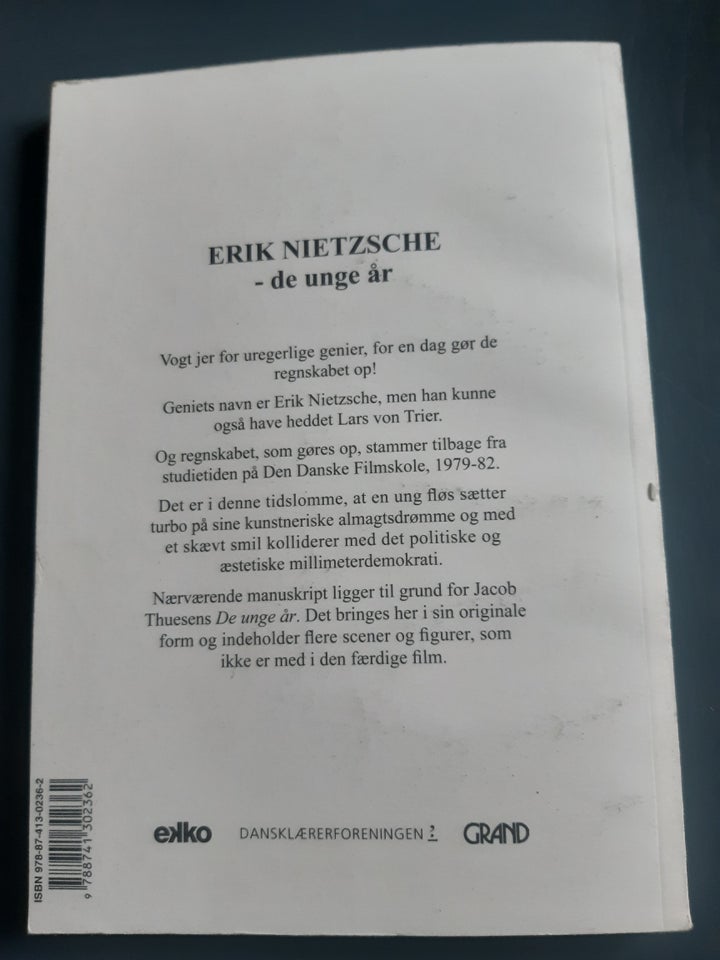 Erik Nietzsche de unge år, Erik