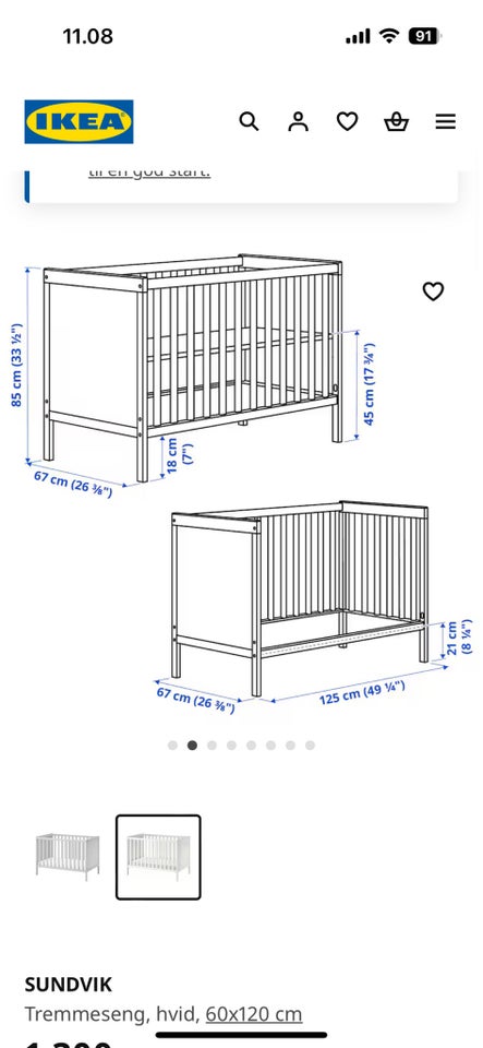 Tremmeseng, Ikea sundvik hvis