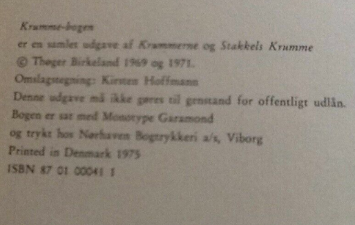 2 bøger for kr 50 - Krumme og pigerne,