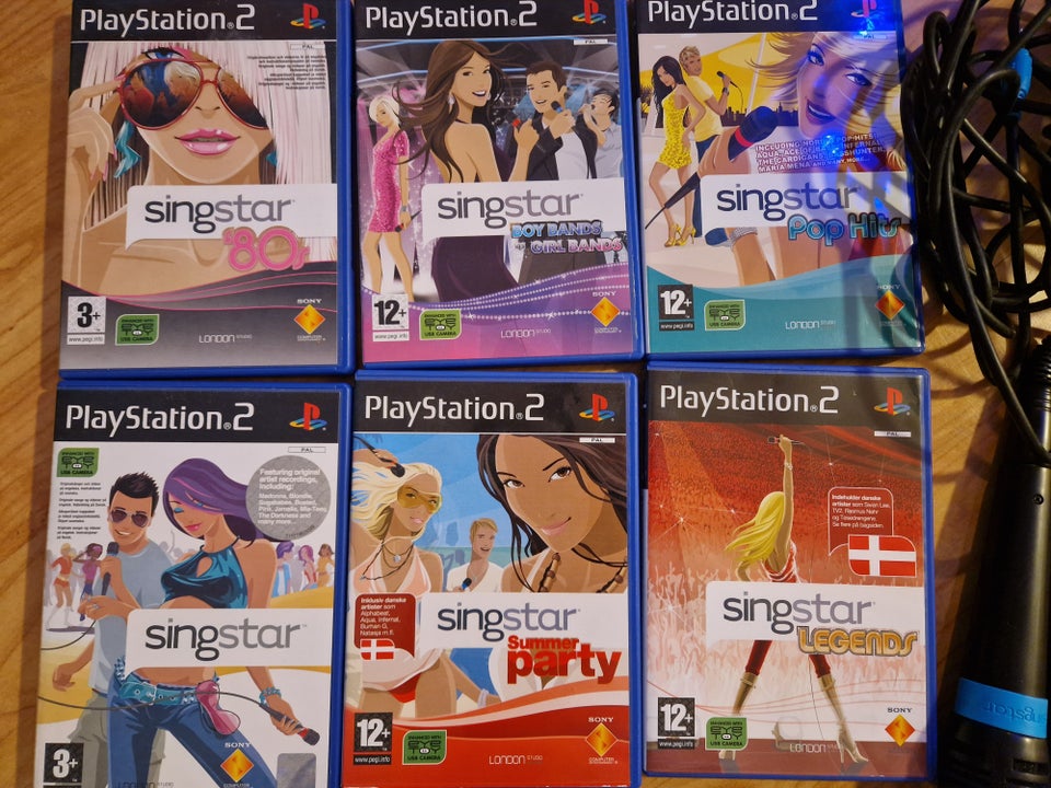 SINGSTAR PAKKE, PS2