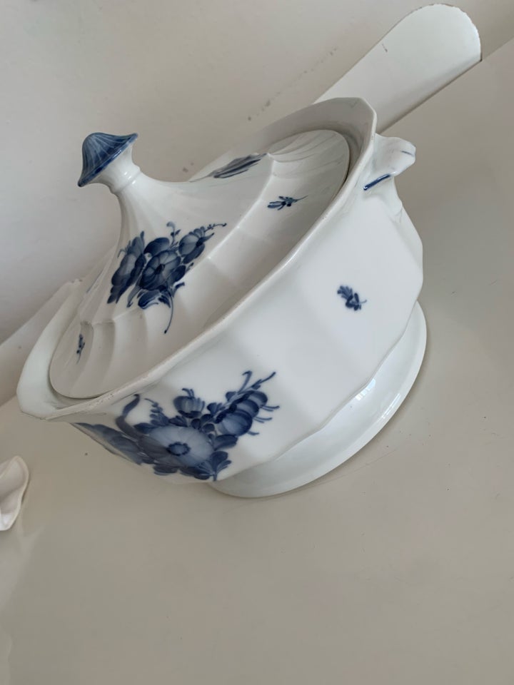 Porcelæn Terrin Blå Blomst
