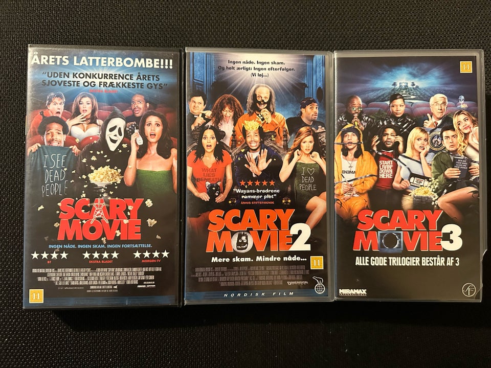 Komedie Scary movie 1 - 2 - 3