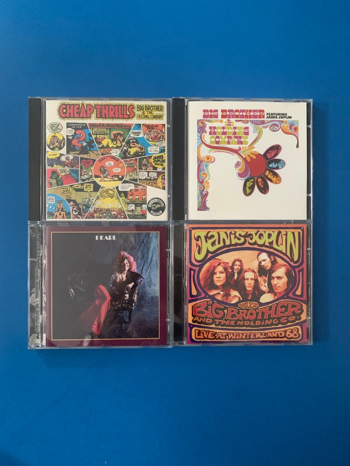 JANIS JOPLIN: 4 CD ALBUMS, rock