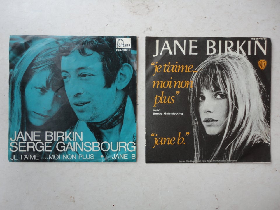 Single, SERGE GAINSBOURG : JE TAIME