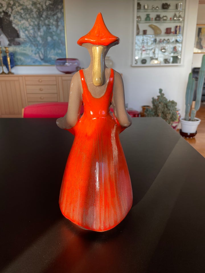 Blomsterpigevase / kvindefigur /