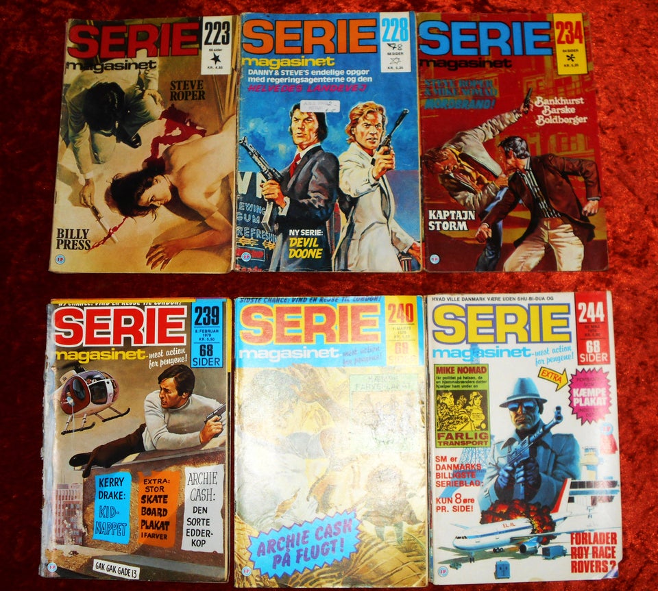 Seriemagasinet, Tegneserie