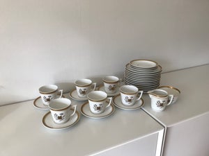 Porcelæn Kaffestel Liselund med