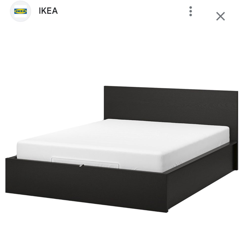 Sengeramme, Ikea Malm, b: 175 l: 210