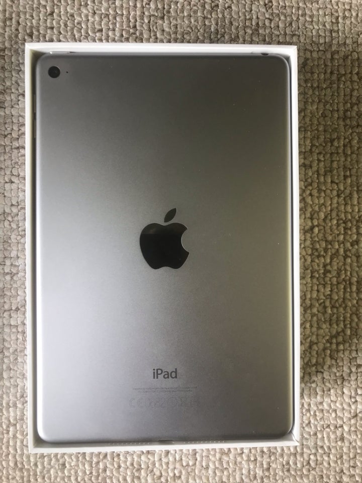 iPad mini 4, 16 GB, sort