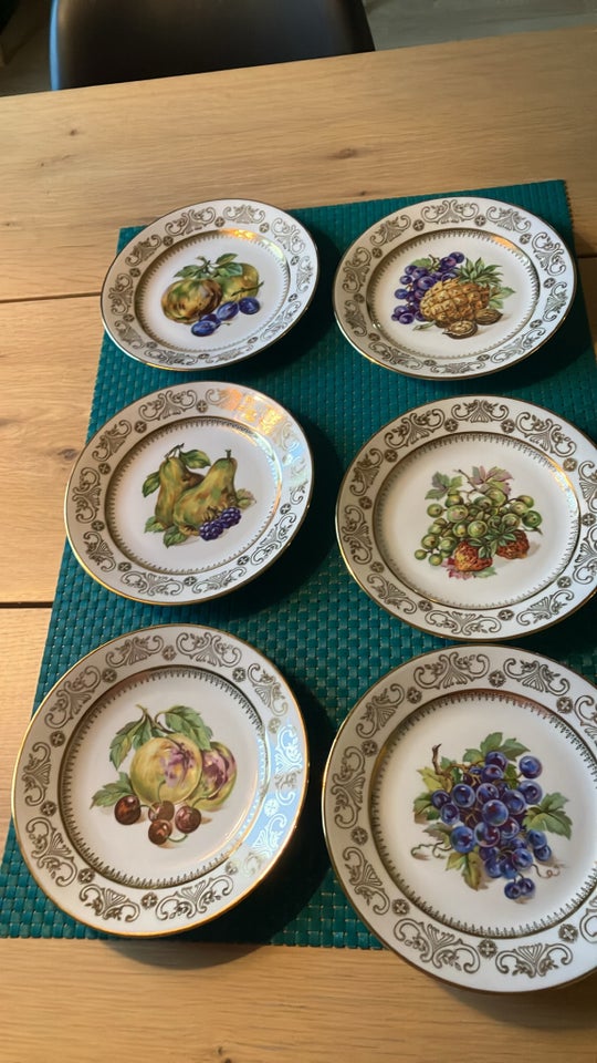 Porcelæn Frugttallerkner