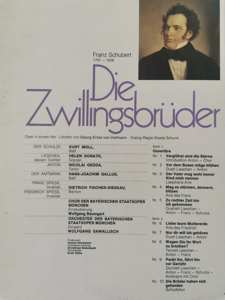 LP, Franz Schubert, Die