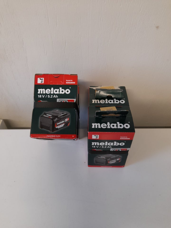 Batterier, Metabo