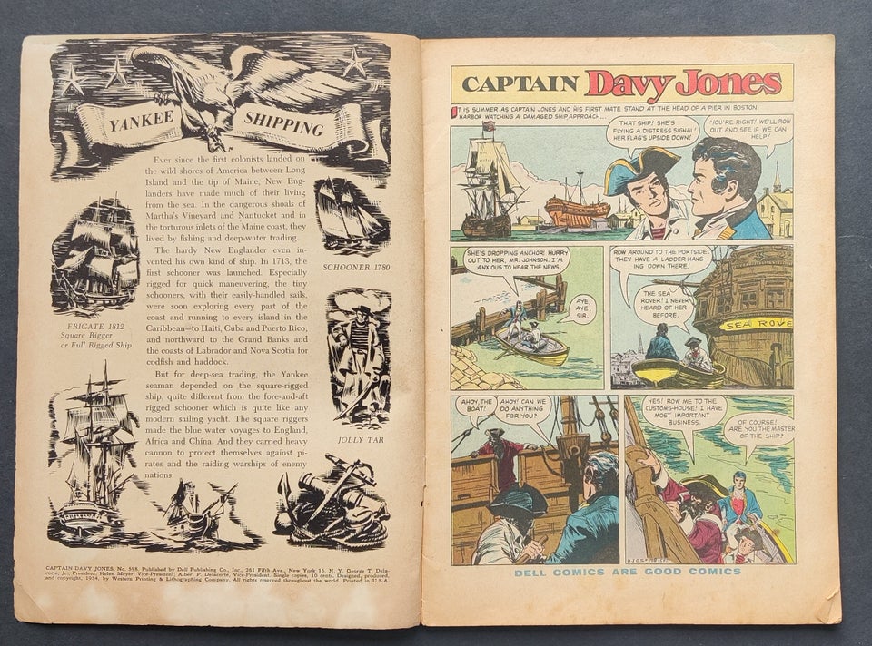 Captain Davy Jones, Dell Comics,