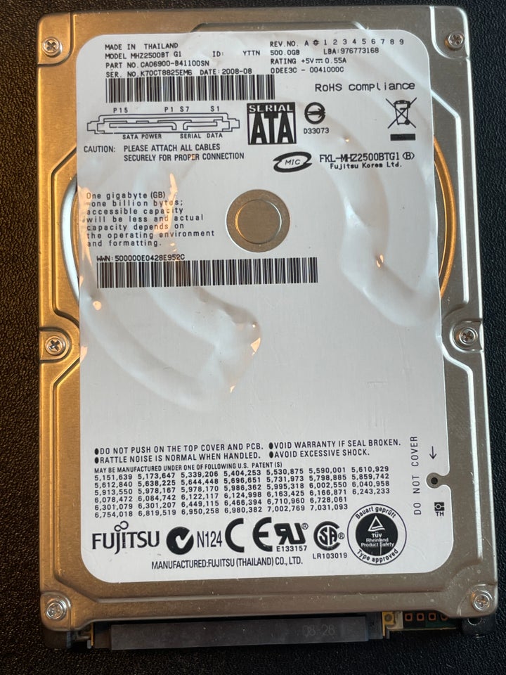 Fujitsu 500 GB God