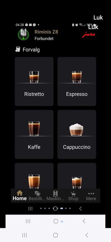 Espresso / Cappuccino /