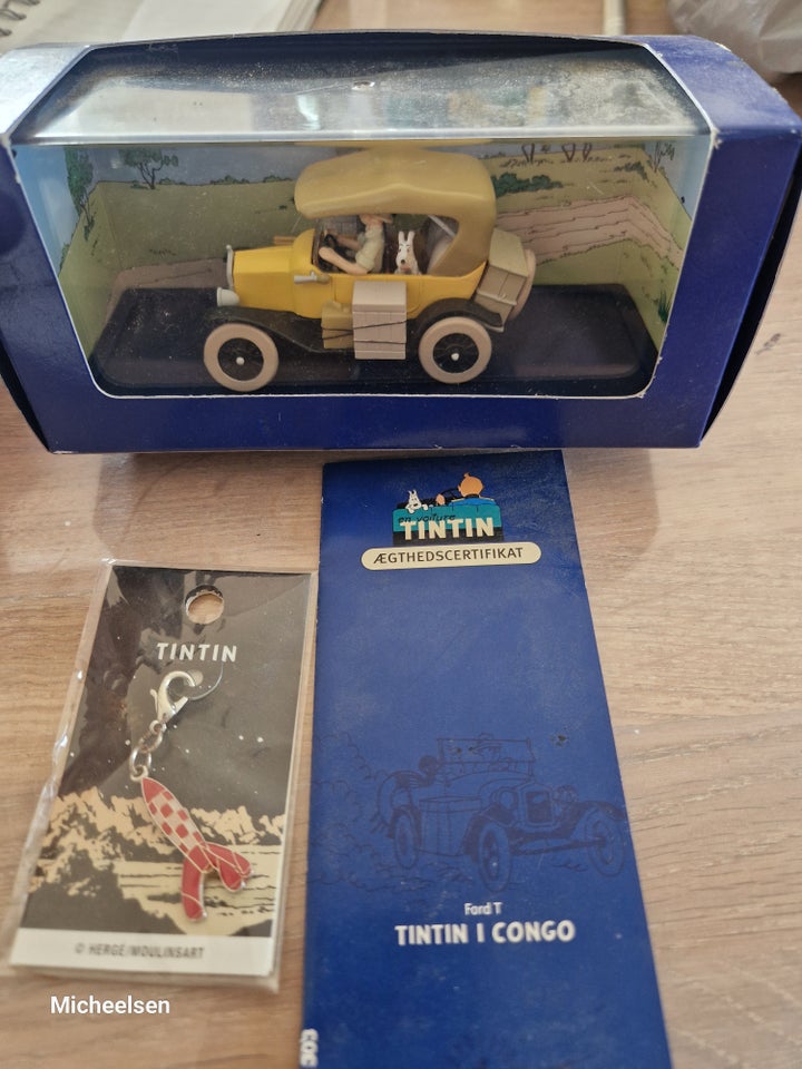 Modelbil Tintin Ford T