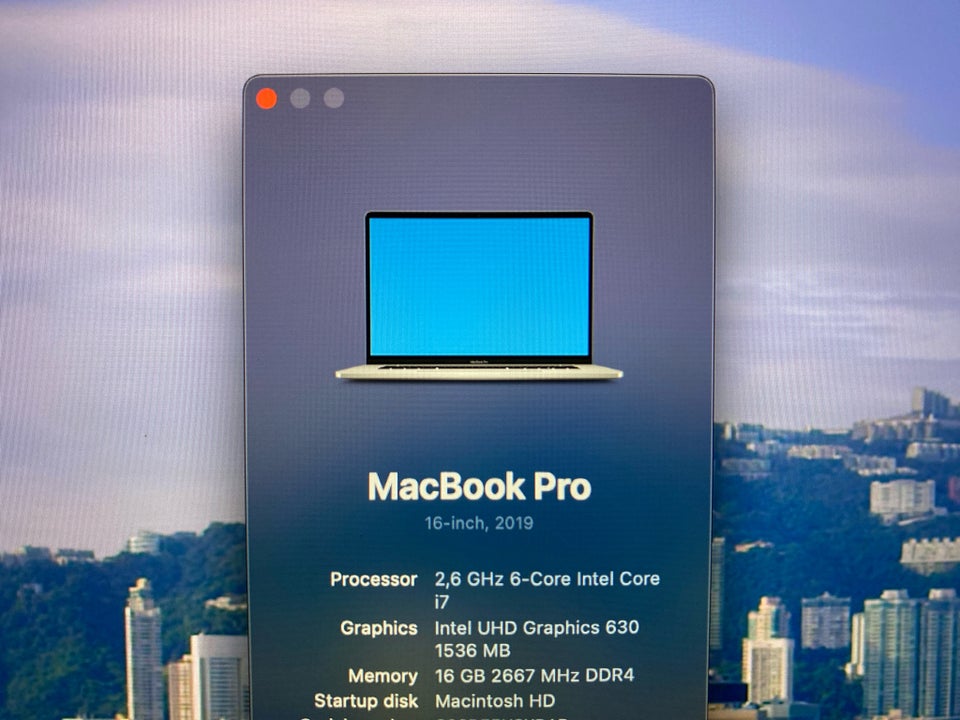 Andet mærke Macbook Pro 2019 16"