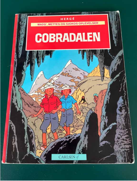 Cobradalen, Hergé, Tegneserie