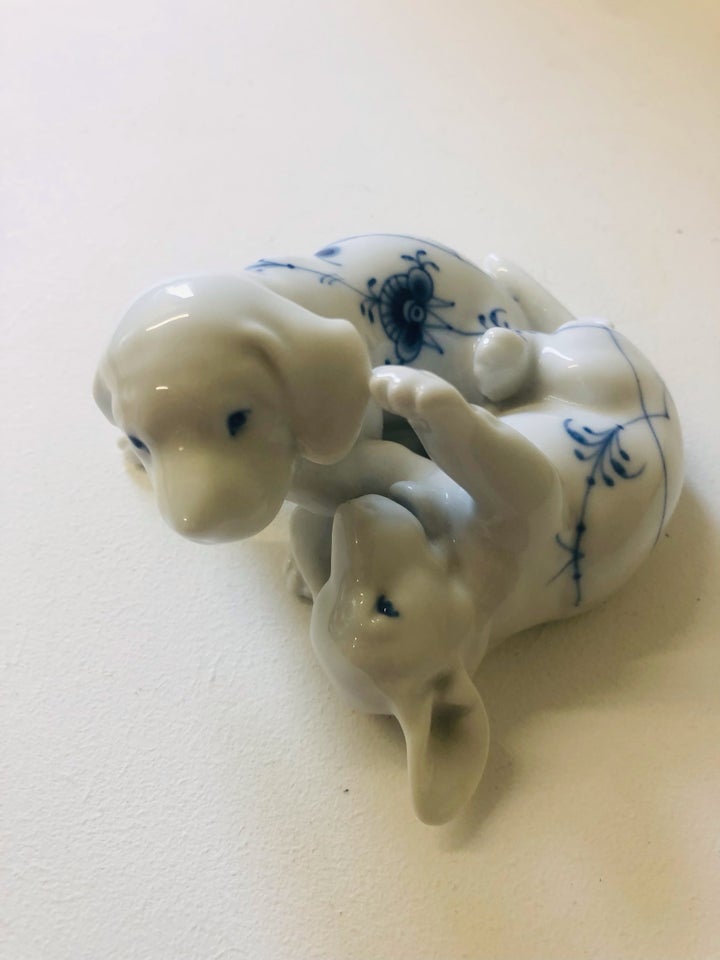 Porcelænsfigur af 2 Musselmalet