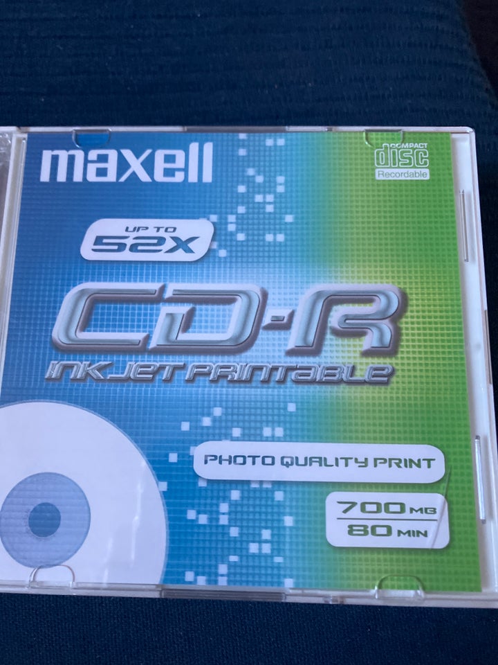 Cd diske tomme , Maxell, Perfekt