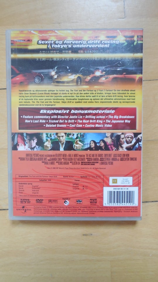 The Fast and the Furious, DVD, andet