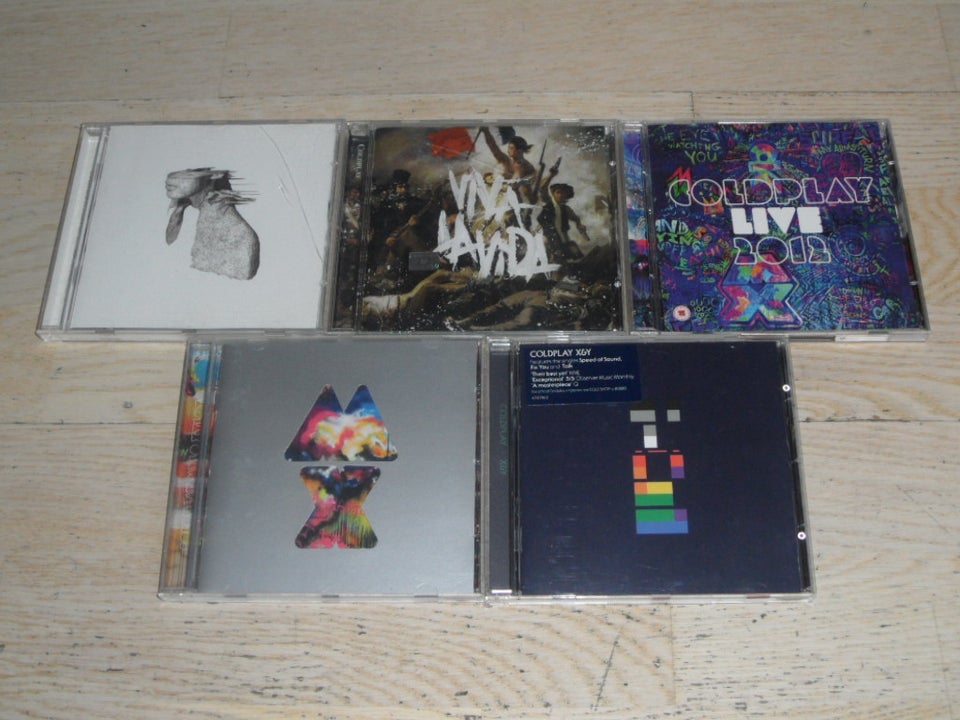 COLDPLAY: 5 CD MED COLDPLAY, rock