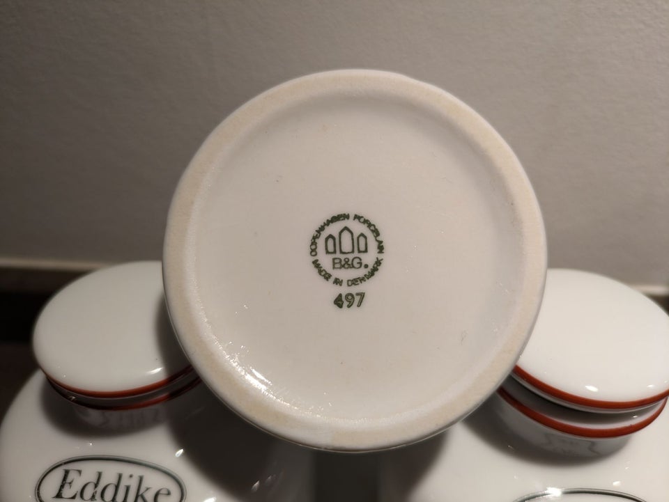 Porcelæn, Olie-eddike flasker,