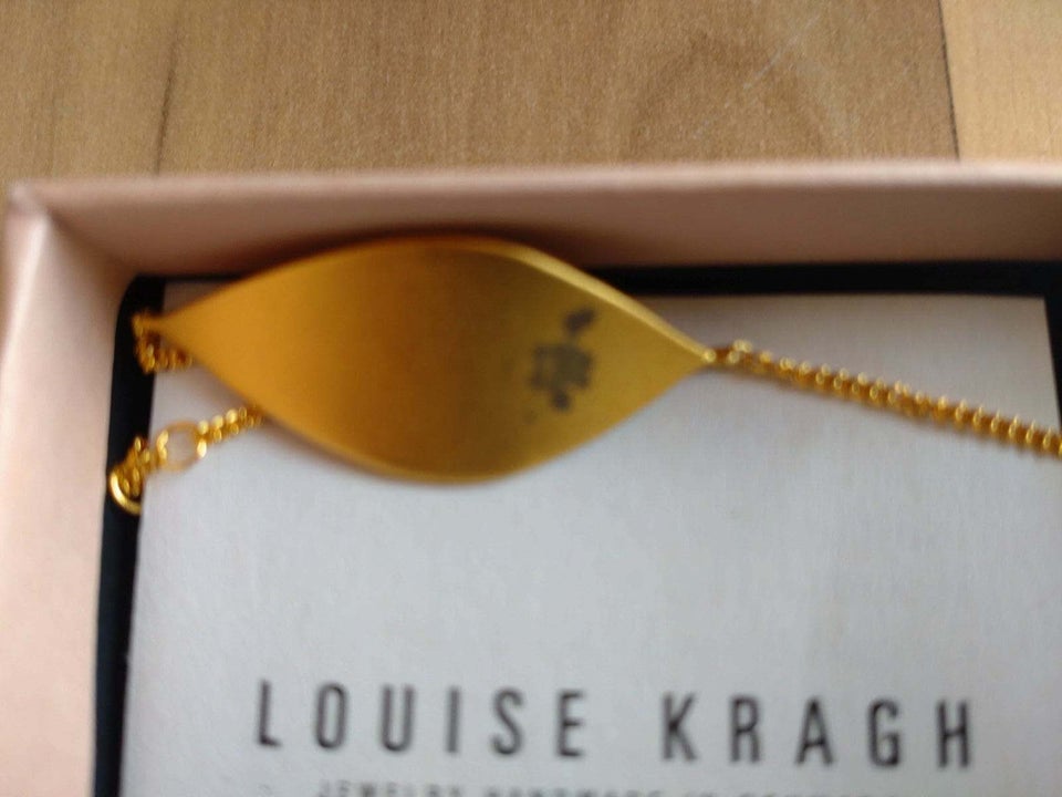 Armbånd, forgyldt, Louise Kragh