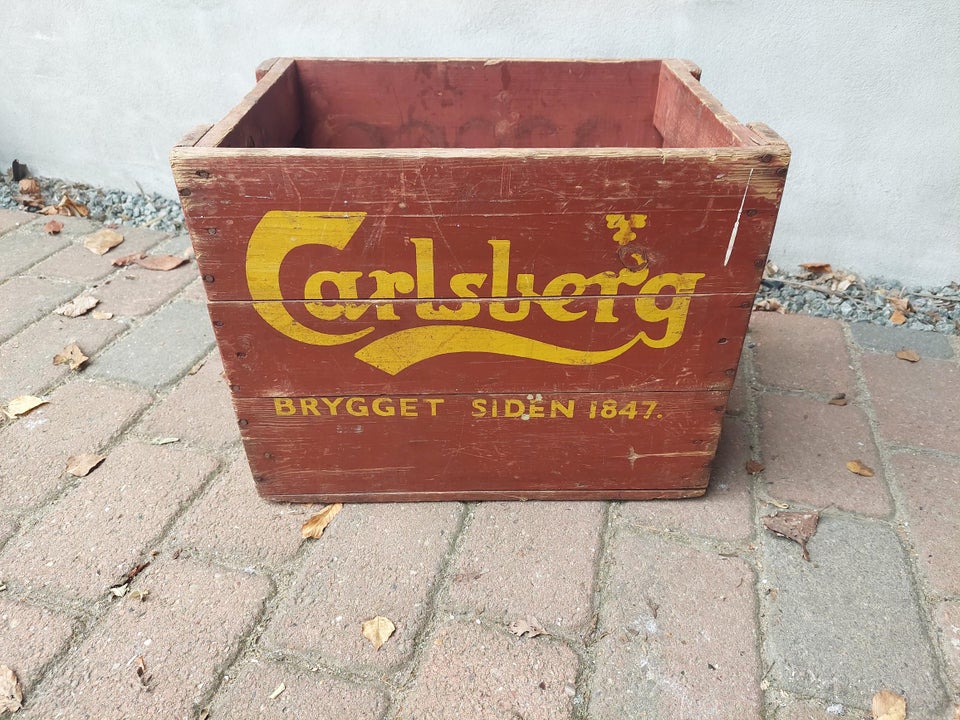 Carlsberg kasse i træ