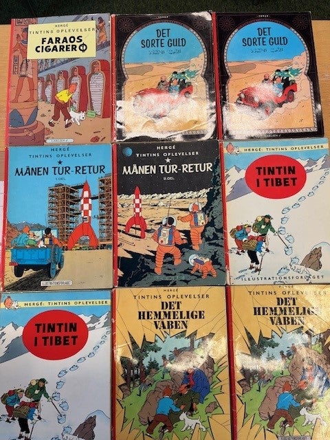 Tintin Hergé Tegneserie