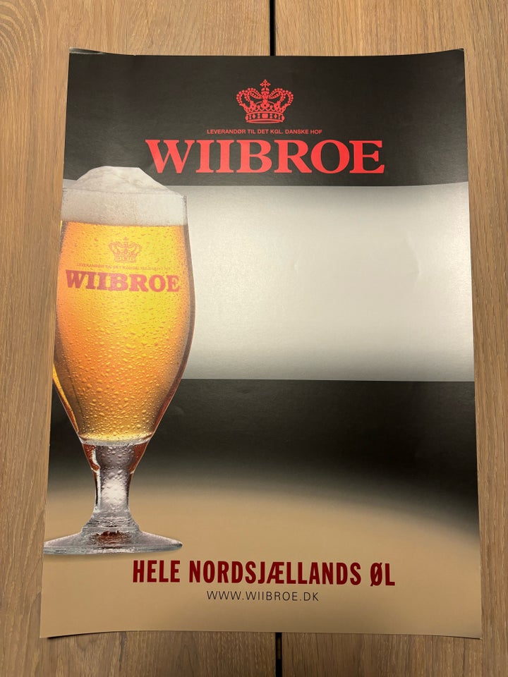 Plakat, motiv: Wiibroe, b: 30 h: 42