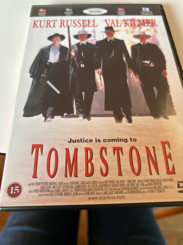 Tombstone  DVD western