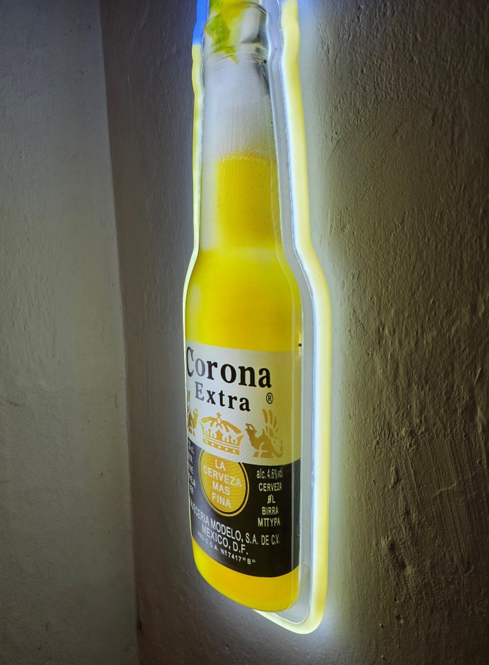 Skilte, Corona neon reklame skilt