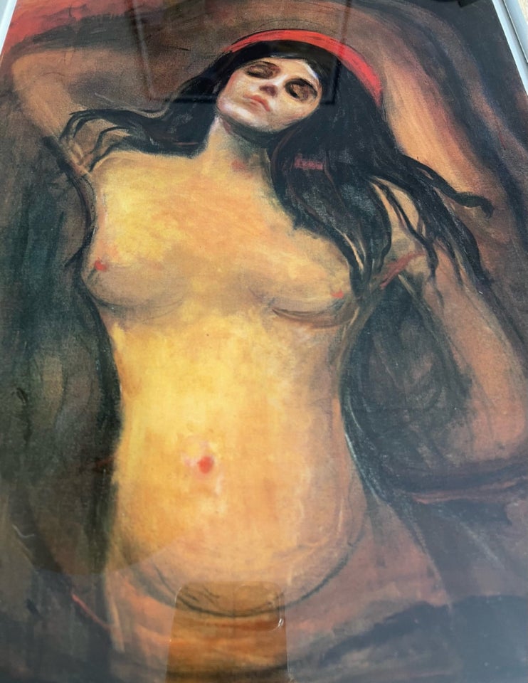 Tryk Edvard Munch motiv: Madonna