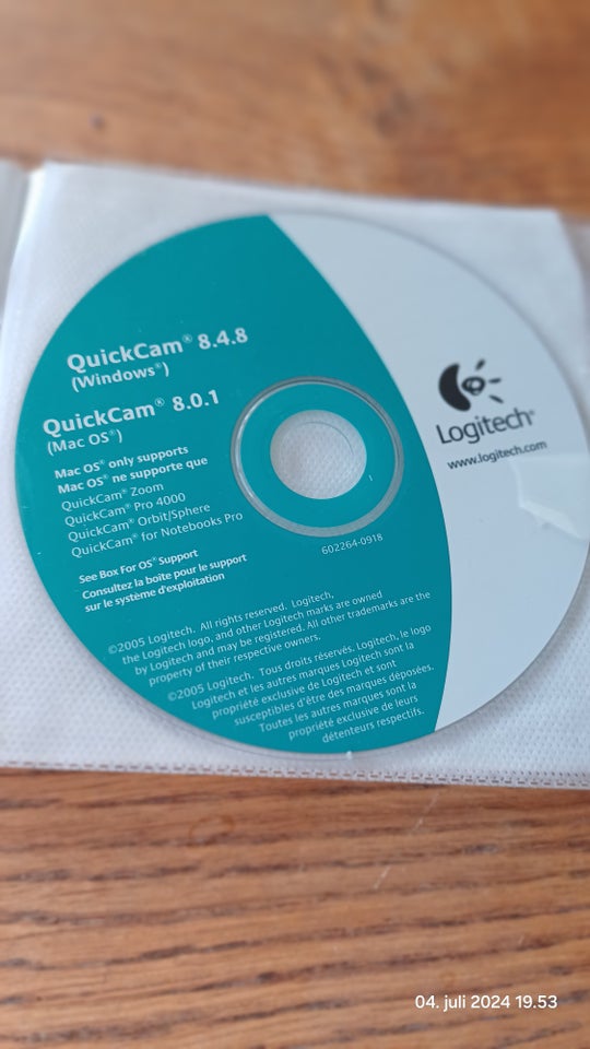 Webcam Logitech Quickcam