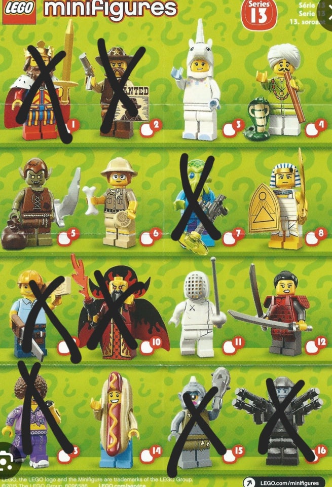 Lego Minifigures Minifigurer